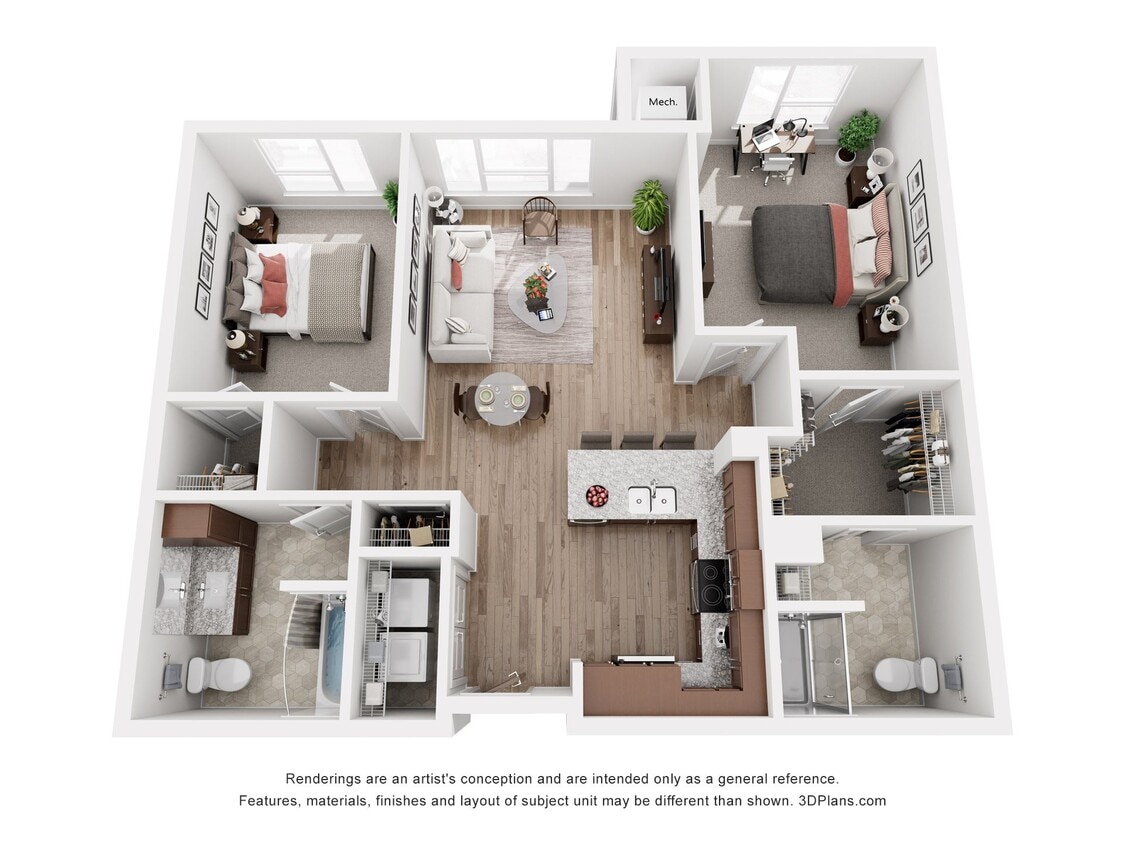Floor Plan - 2 Bedroom B2