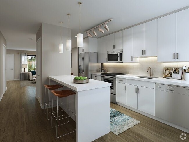 Kitchen Area - Village At Brookline Rental