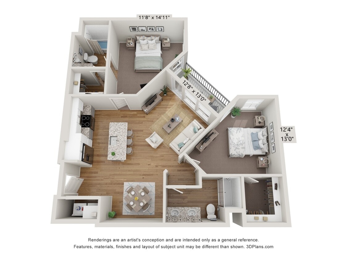 Floor Plan - B3 - Garnet
