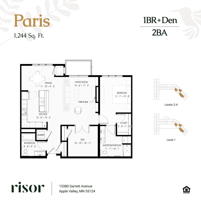 Floor Plan - Paris