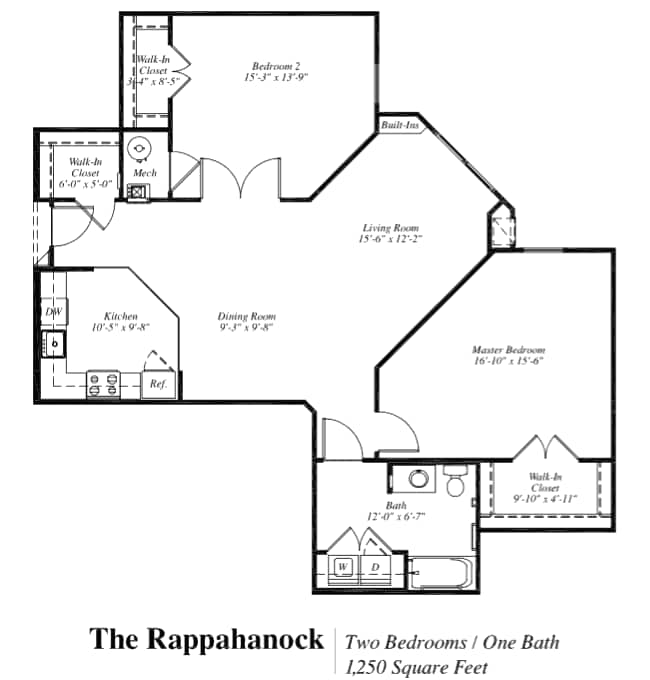 Floor Plan - RAPPAHANOCK I