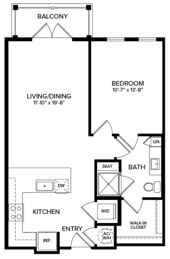 1 Bedroom A-3 Alt - A3A