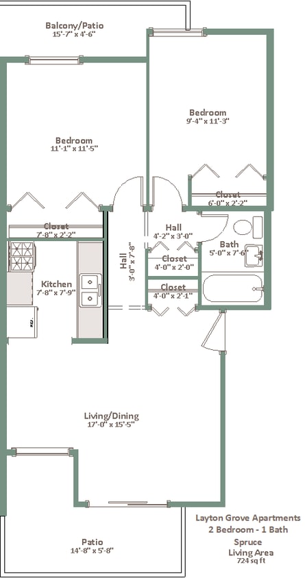 Floor Plan - Spruce