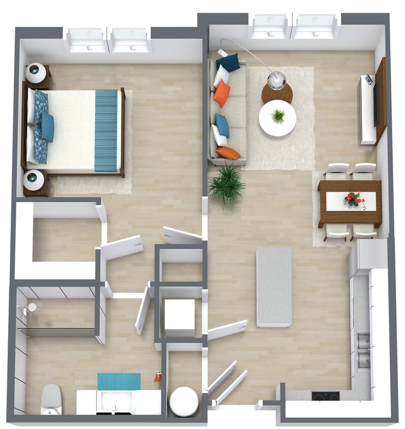 1 Bed-1Bath.jpg - One Bed\One Bath