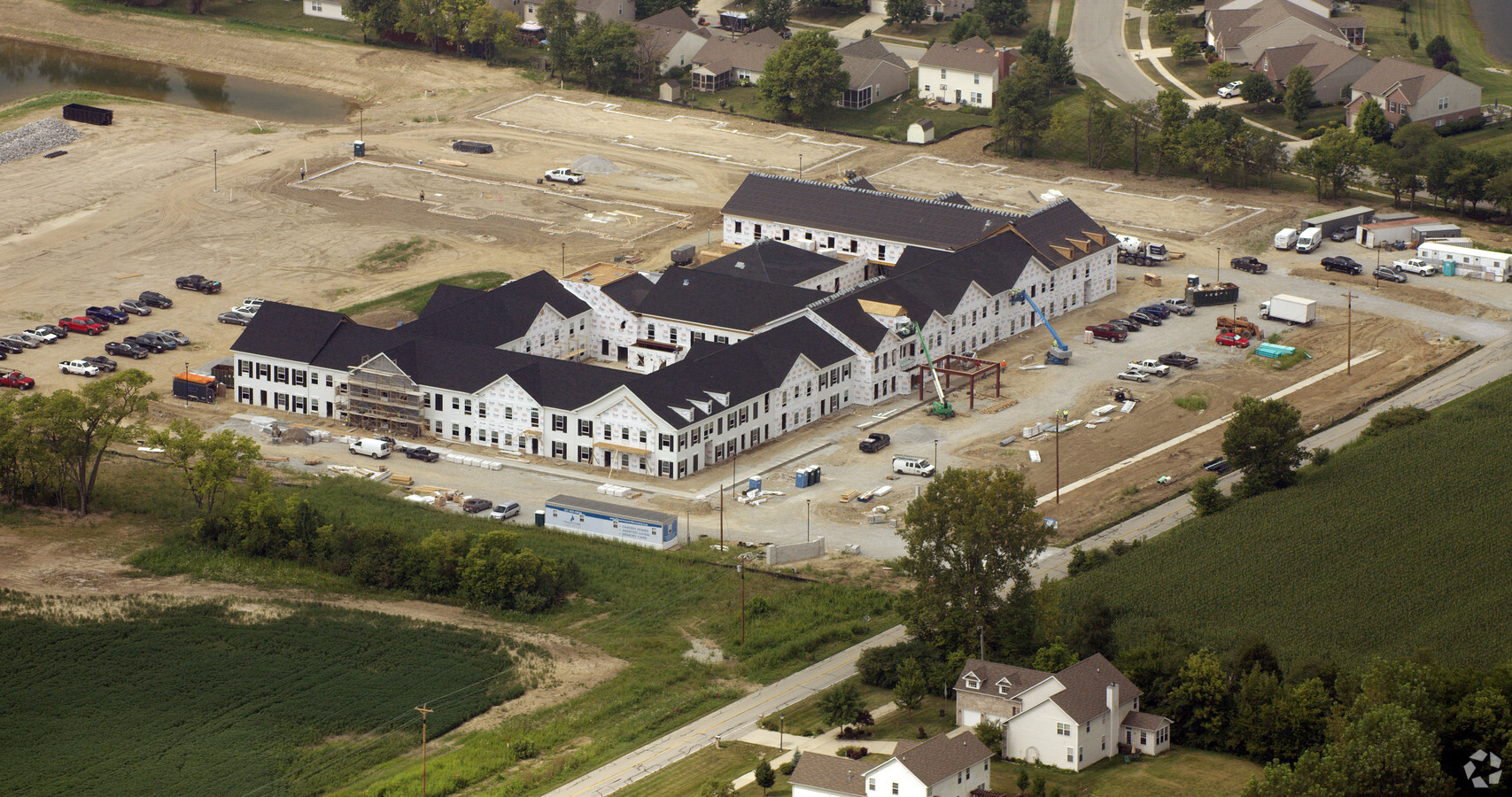 Aerial - Traditions at Brookside Apartments