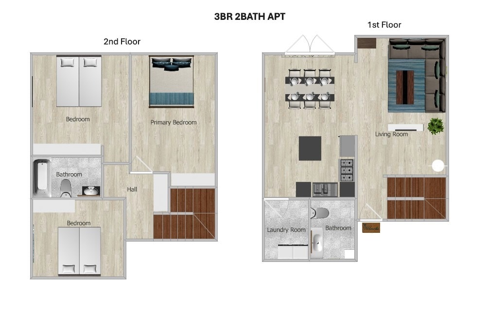 Floor Plan - Three Bedroom