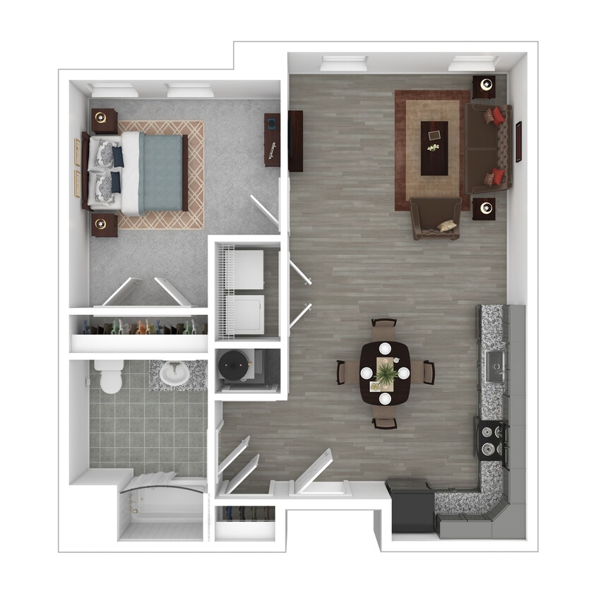 1A 3D Furnished - 1A