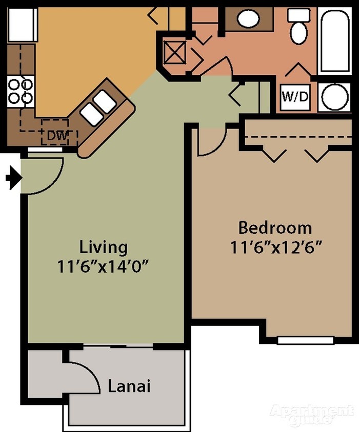 1BR/1BA - 1BR/1BA