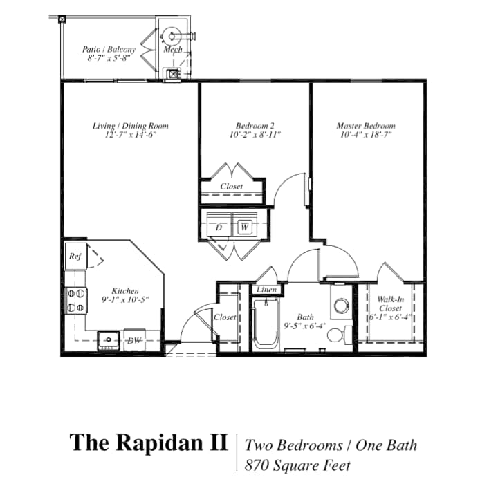 Floor Plan - RAPIDAN II