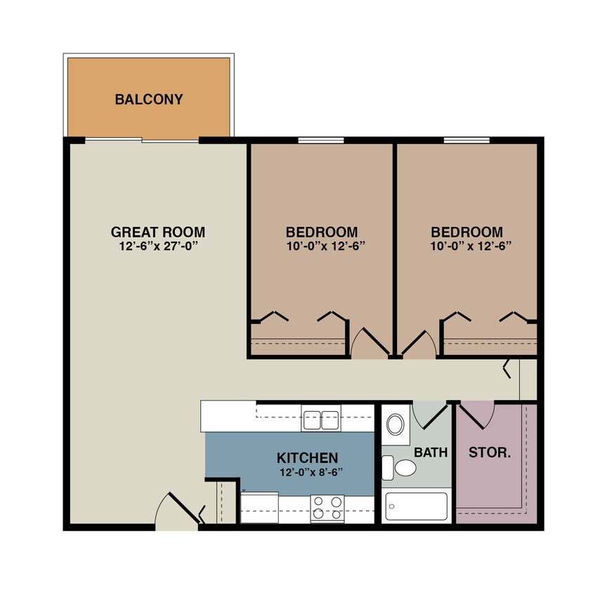 Floor Plan - 2A