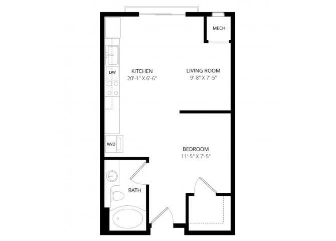 Floor Plan - Ginger A1