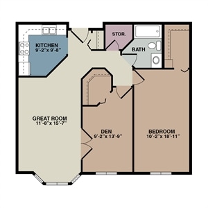 Floor Plan - Senior 1C+