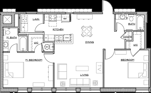 2BR/2BA - Ages 55+