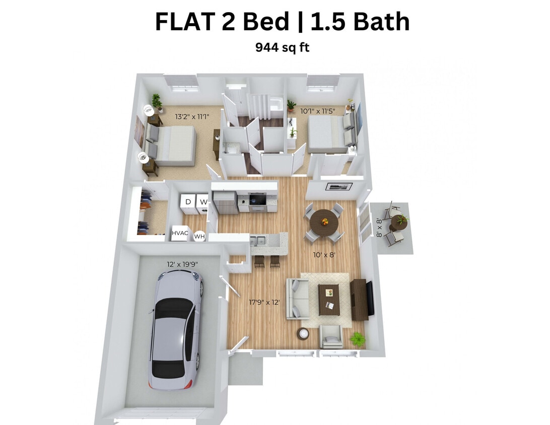 Floor Plan - 2x1.5