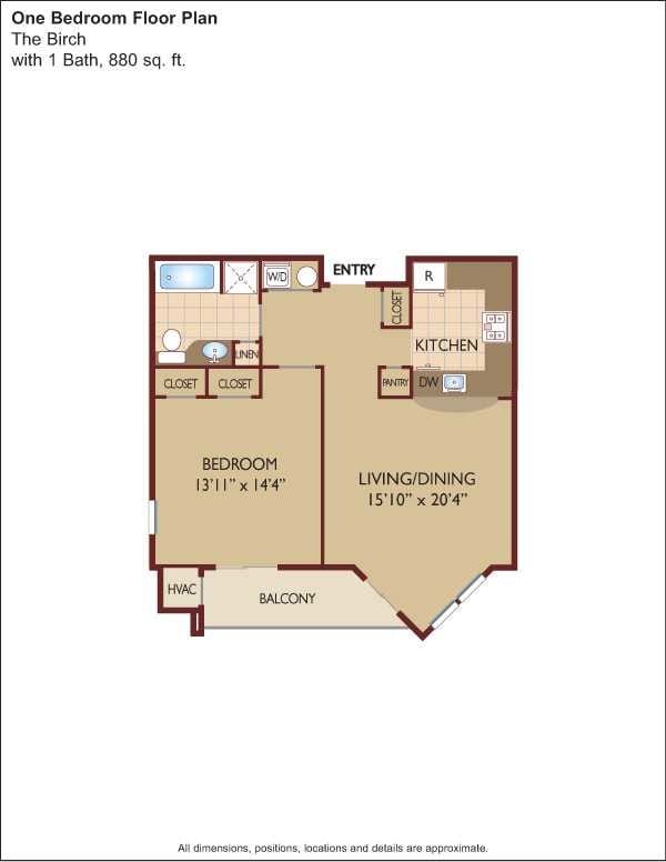 Floor Plan - $3.19/sq.ft. - Birch