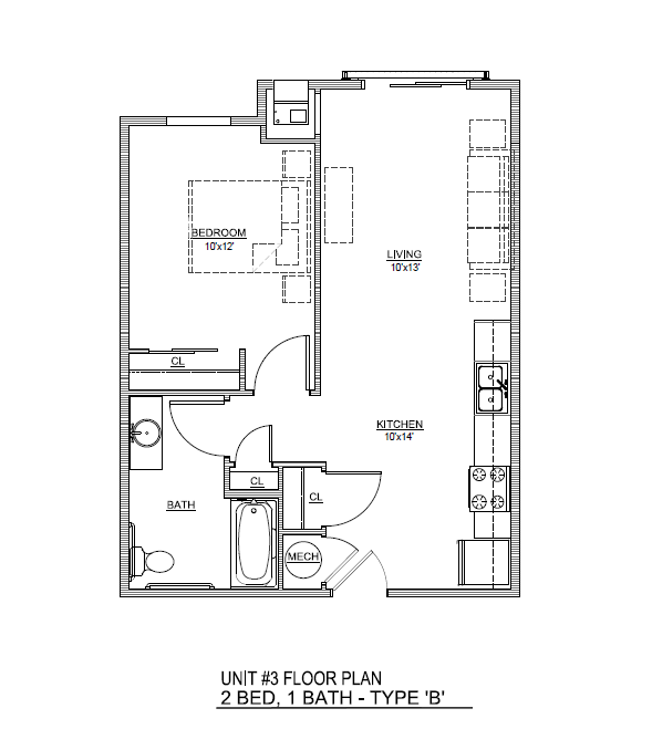 Floor Plan - 2 Bedroom