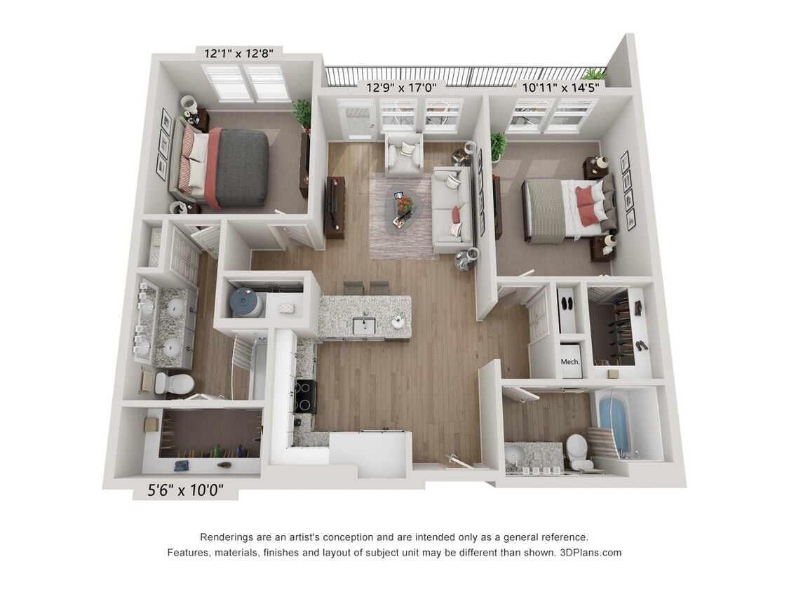 Floor Plan - B2 - Carolina