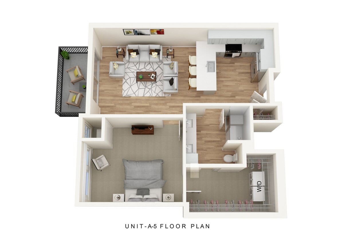 A5 One Bedroom - A-5 1 Bedroom