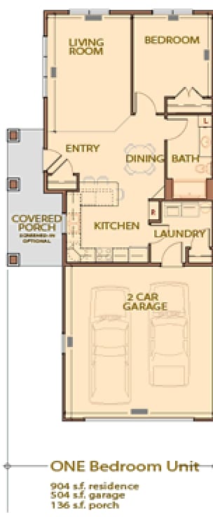 1BR/1BA - 50/1/H