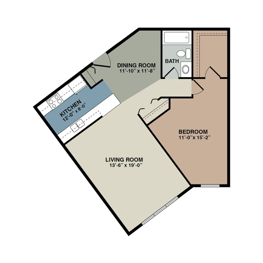 Floor Plan - 1B