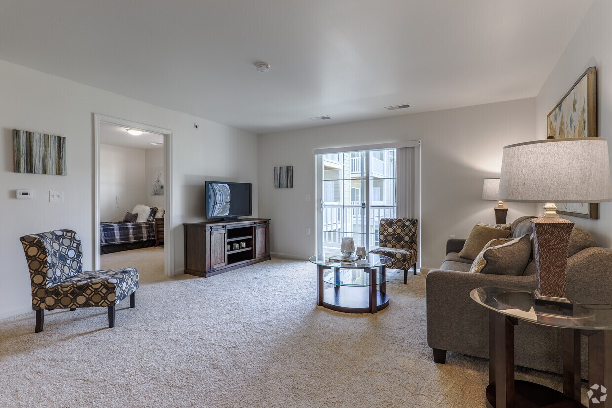 Floor Plan - Two bedroom, 1.5 baths