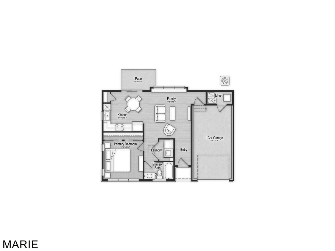 Floor Plan - The Marie