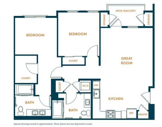 B3: 2bed 2bath - B3