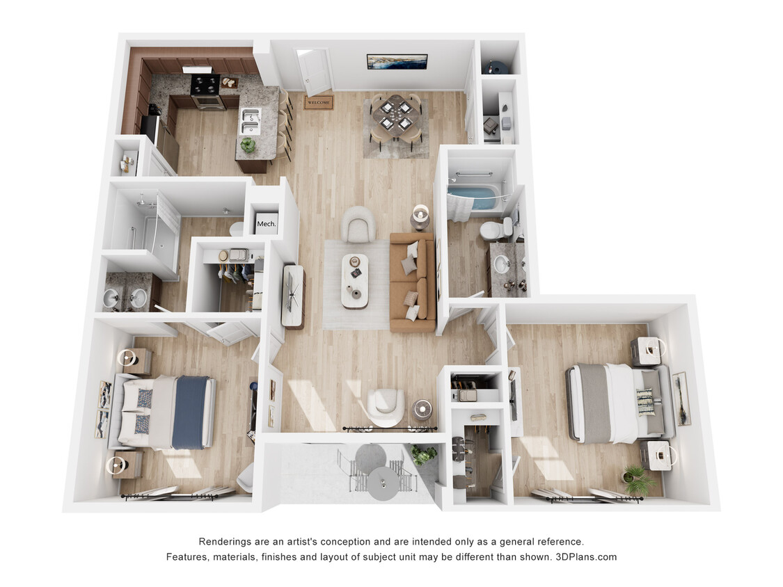 Floor Plan - The Riverwalk