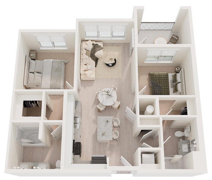 Floor Plan - 2 Bedroom