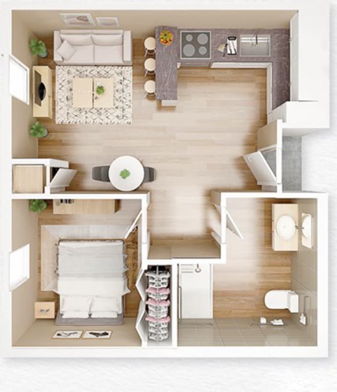 Floor Plan - The Luna
