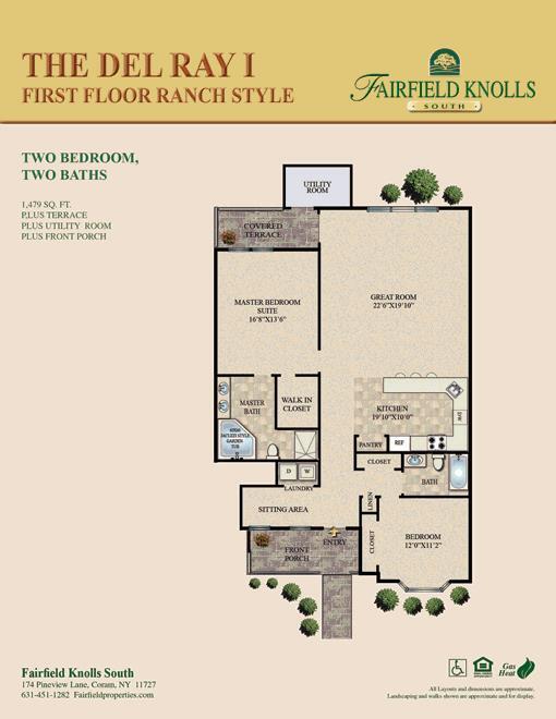 Floor Plan - The Del Ray I