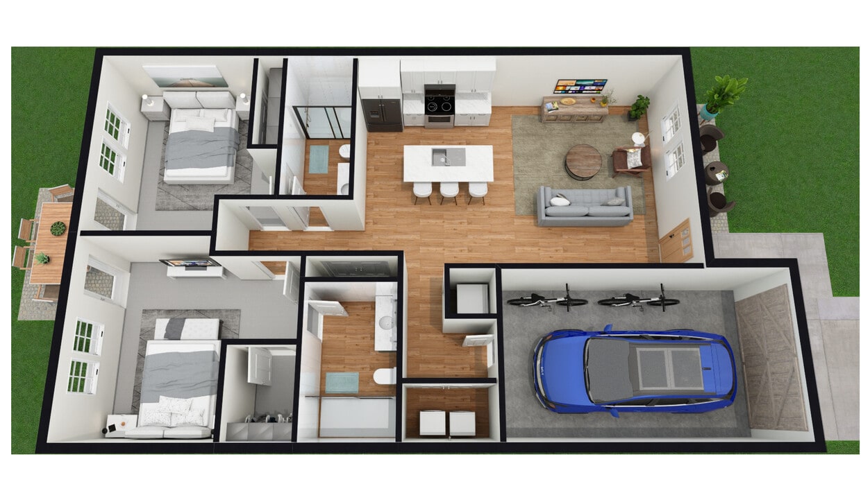 Floor Plan - Cottage A