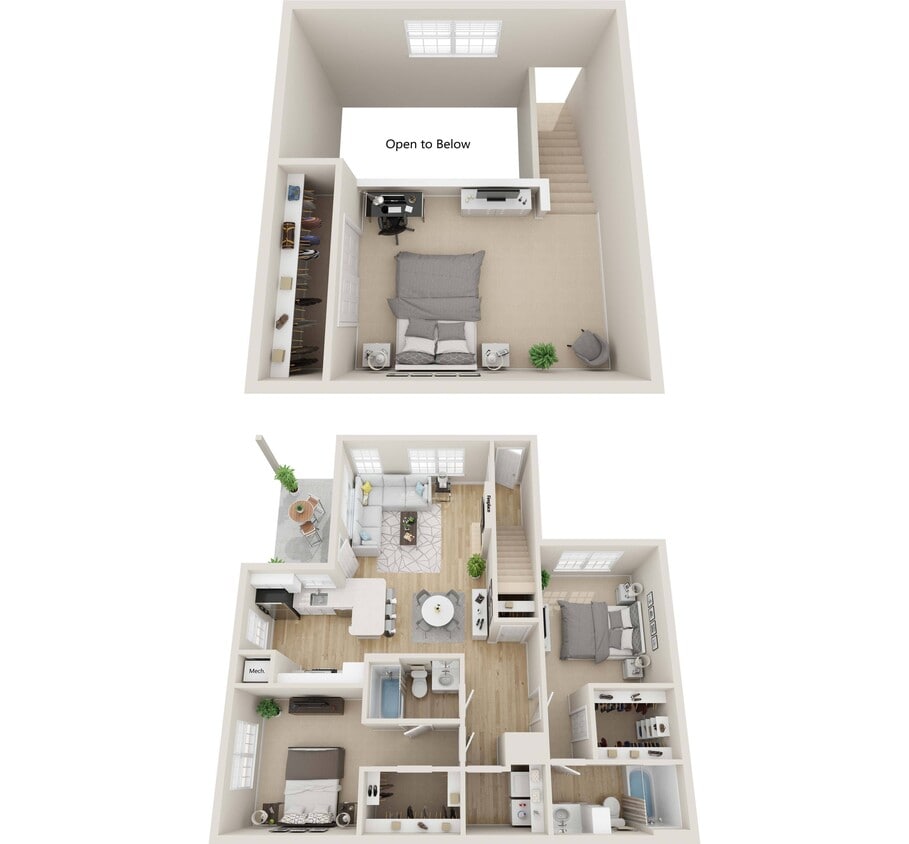Floor Plan - Cortland With Loft