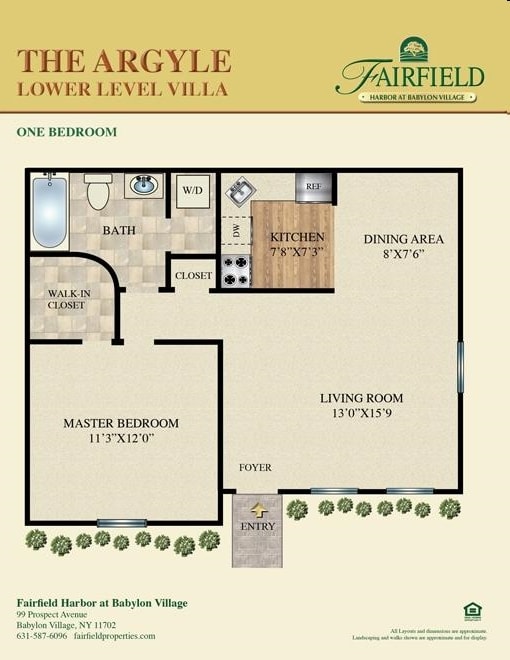 1BR/1BA - The Argyle