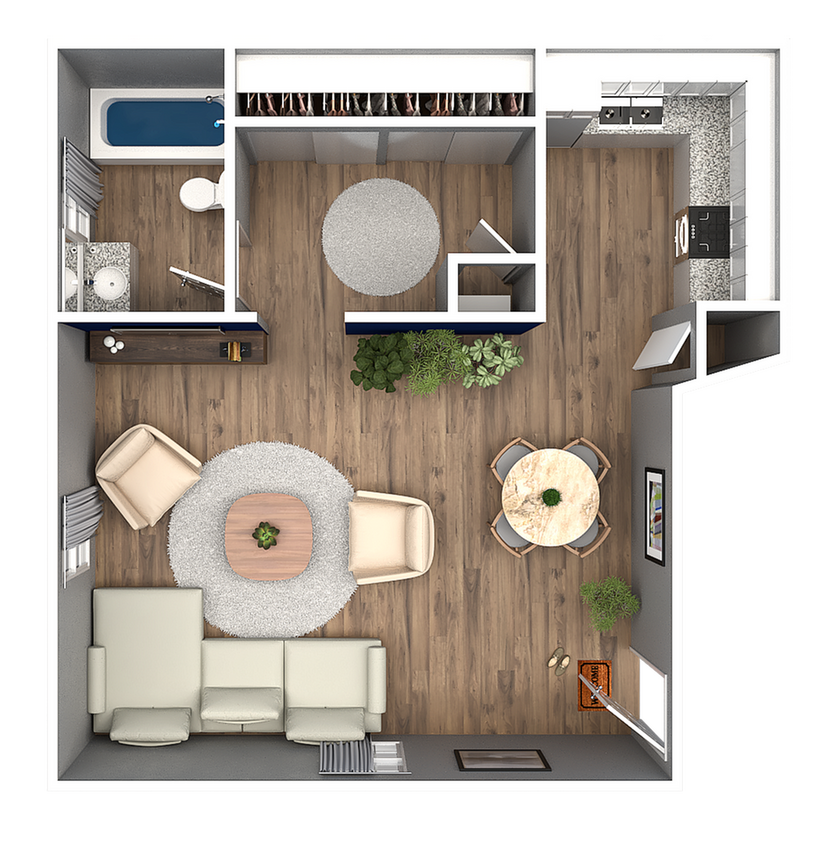 Explore this cozy contemporary apartment, thoughtfully designed to blend style with comfort. - Bristow