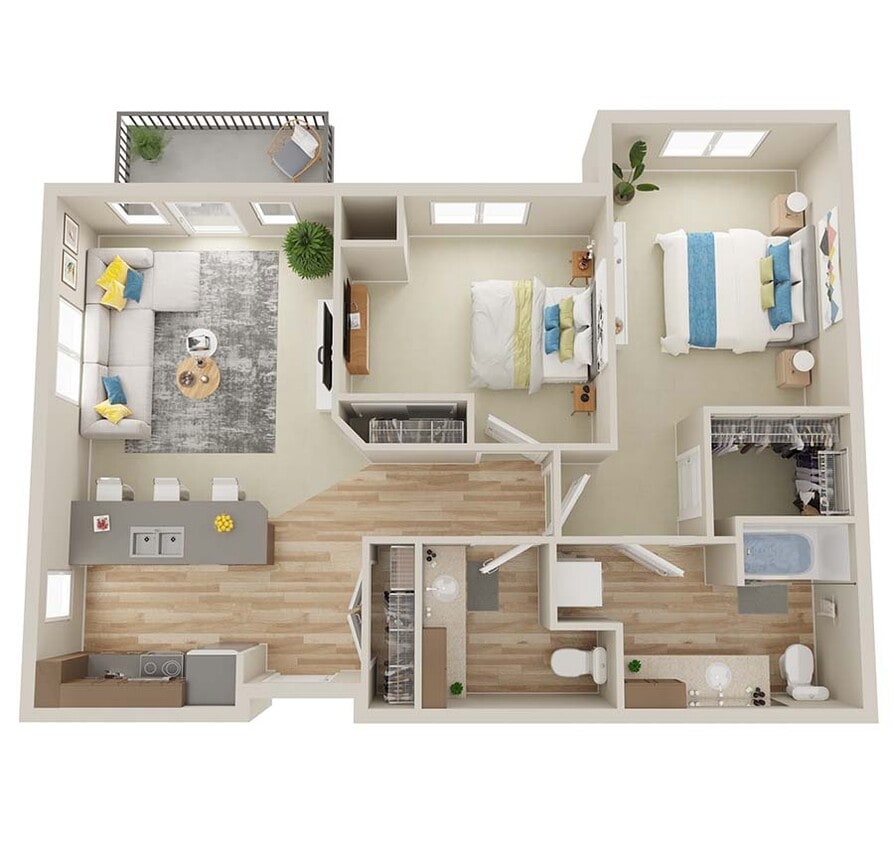 Floor Plan - 2x1.5 - C4