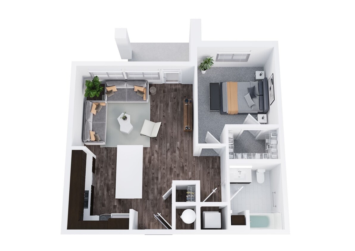 Floor Plan - ?VICTORIA 1 BEDROOM OPENING JUNE 2026! 