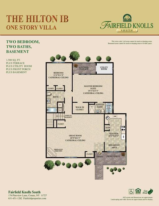 Floor Plan - The Hilton IB
