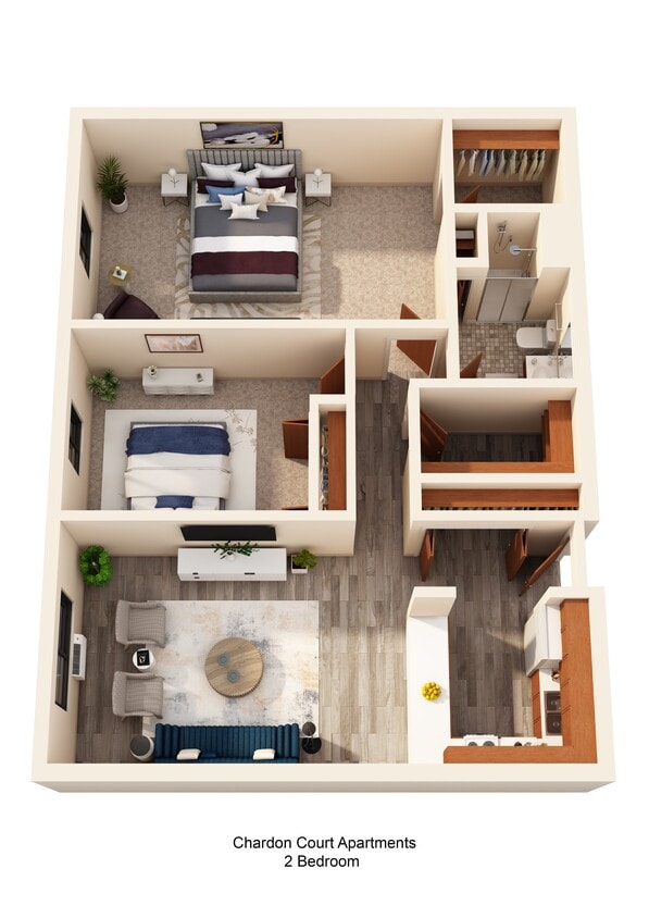 Chardon Court 2 Bedroom - Two Bedroom