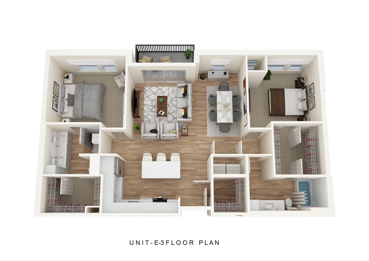 E3 Large 2 Bedroom - E-3 Large 2 Bedroom