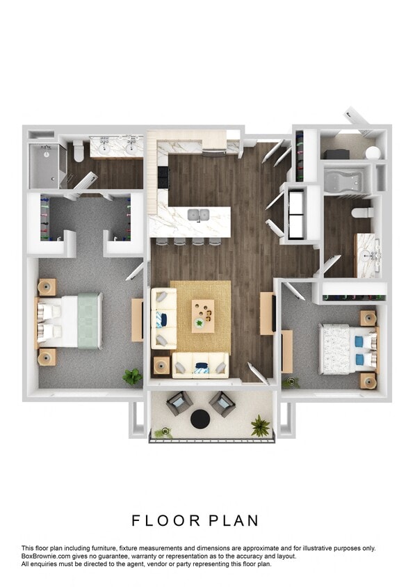 Floor Plan - 2X2
