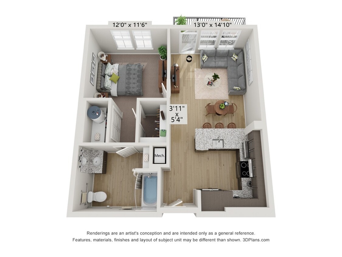 Floor Plan - A3 - Topaz