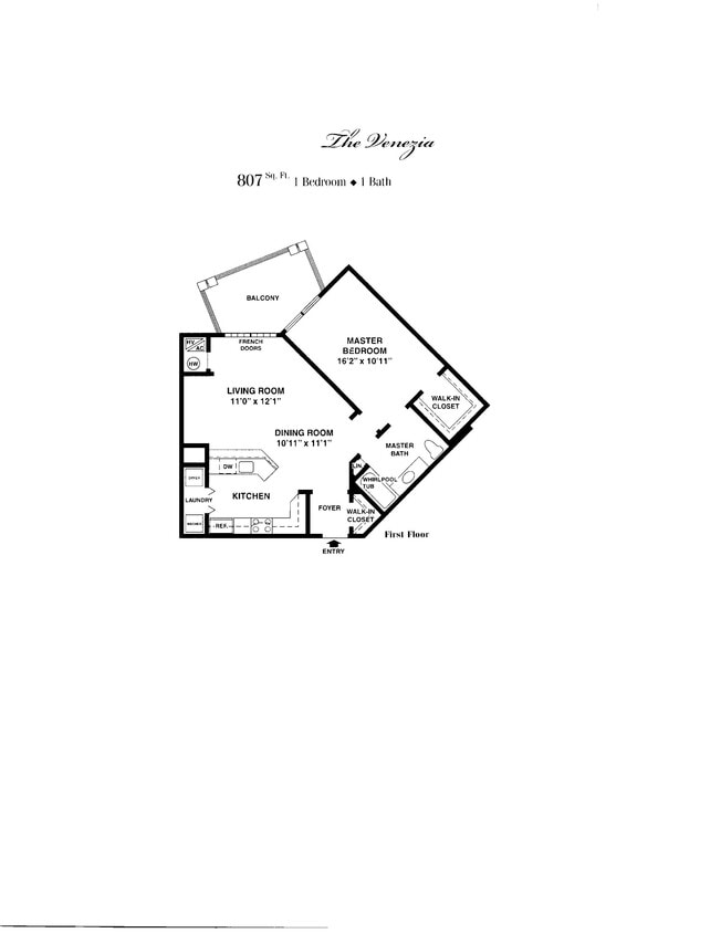 Floor Plan - $4.11/sq.ft. - Venezia