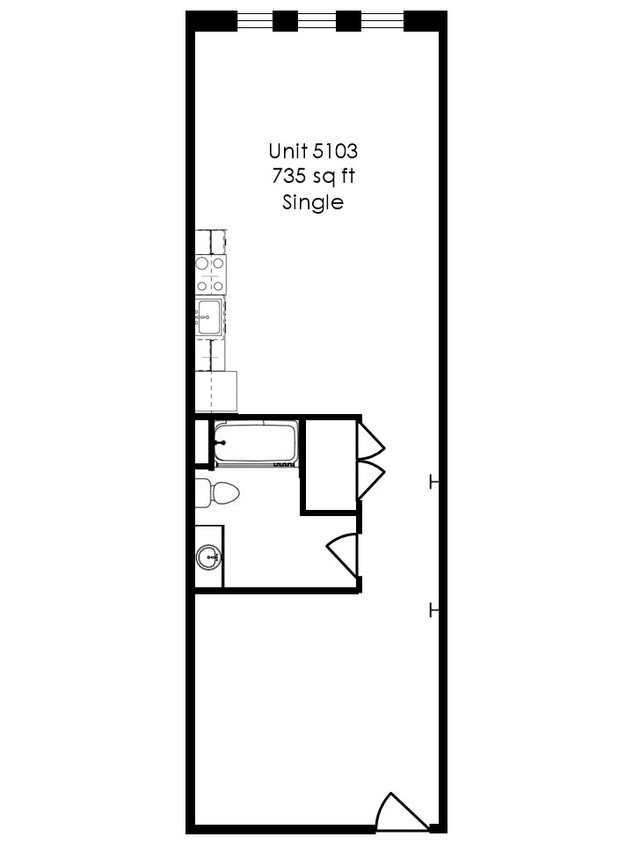 5103: $1195/m + utilities (avail now) - Single