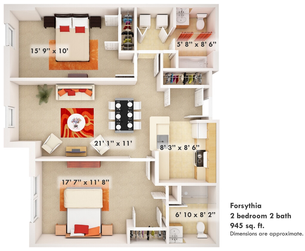 Floor Plan - FORSYTHIA 