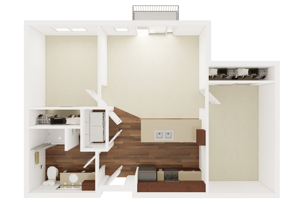 Floor Plan - 2x1