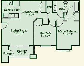 2BR/1BA - 2 bedrooms 1 bath 