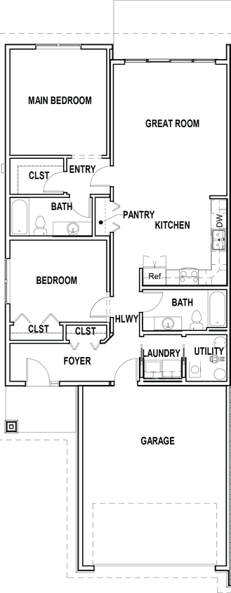 Floor Plan - Twin Home - *Income Qualified