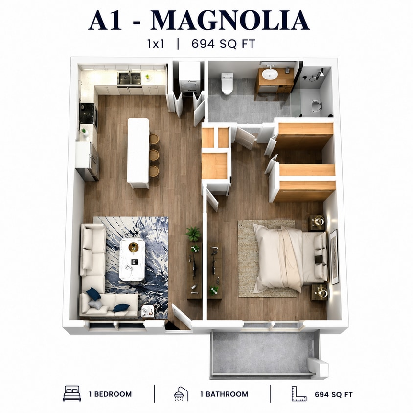 Floor Plan - Magnolia