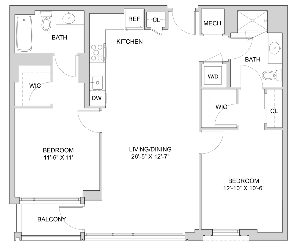 Floor Plan - 2 Bed_2 Bath-A1_2BR_A.1